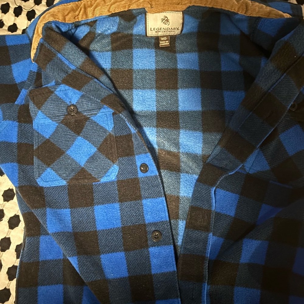 Blue and Black Shirt